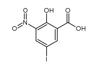 2-hydroxy-5-iodo-3-nitro-benzoic acid Structure