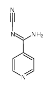 n'-cyanopyridine-4-carboximidamide Structure