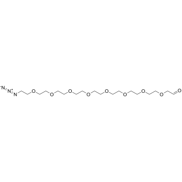 Ald-CH2-PEG8-azide structure