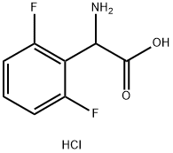 2-Amino-2-(2,6-difluorophenyl)acetic acid hydrochloride Structure