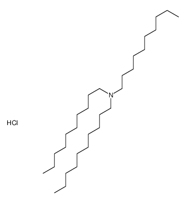 N,N-didecyldecan-1-amine,hydrochloride结构式