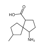 Spiro[4.4]nonane-1-carboxylic acid, 4-amino-7-methyl- (9CI)结构式