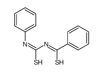 N-[(Phenylamino)thioxomethyl]benzothioamide结构式