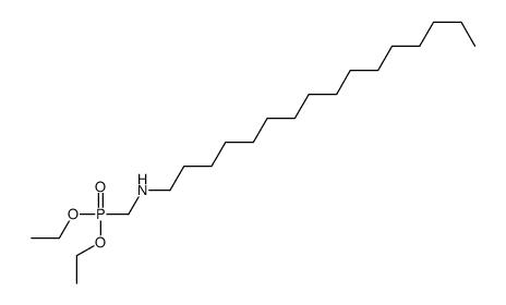 N-(diethoxyphosphorylmethyl)hexadecan-1-amine Structure