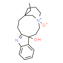 7-Ethyl-4,5,6,7,8,9-hexahydro-2H-3,7-methanoazacycloundecino[5,4-b]indol-14b(1H)-ol 3-oxide结构式