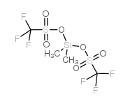 DIMETHYLBIS(TRIFLUOROMETHYLSULFONYLOXY)SILANE structure