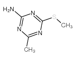4-Methyl-6-(methylthio)-1,3,5-triazin-2-amine structure