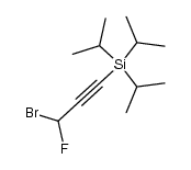 1-(triisopropylsilyl)-3-bromo-3-fluoropropyne Structure