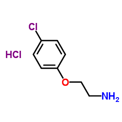 2-(4-Chlorophenoxy)ethanamine hydrochloride (1:1) structure