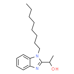 1-(1-Octyl-1H-benzimidazol-2-yl)ethanol结构式
