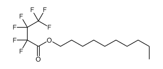 1-Heptafluorobutyryloxydecane structure