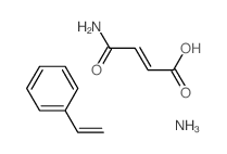 (E)-3-carbamoylprop-2-enoic acid; styrene结构式