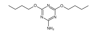 4,6-dibutoxy-[1,3,5]triazin-2-ylamine结构式