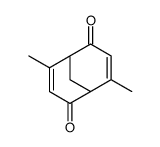 4,8-dimethylbicyclo[3.3.1]nona-3,7-diene-2,6-dione Structure