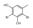 2,4-dibromo-5-methyl-resorcinol结构式