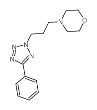 Morpholine,4-[3-(5-phenyl-2H-tetrazol-2-yl)propyl]- Structure