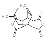 3H-4,9a[3,4]-Furanonaphtho[1,2-c]furan-1,3,11,13 (4H)-tetrone, 3a,6,7,8,9,9b,10,14-octahydro-5,8-dimethyl- Structure