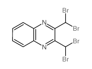 2,3-bis(dibromomethyl)quinoxaline Structure