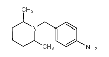 4-(2,6-DIMETHYL-PIPERIDIN-1-YLMETHYL)-PHENYLAMINE Structure