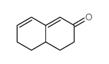 4,4a,5,6-tetrahydro-3H-naphthalen-2-one结构式