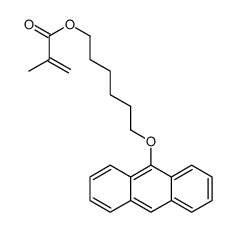 6-anthracen-9-yloxyhexyl 2-methylprop-2-enoate Structure