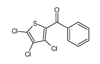 phenyl-(3,4,5-trichlorothiophen-2-yl)methanone结构式
