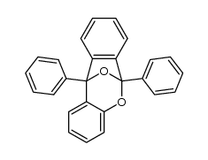 diphenyl-6,11 dihydro-6,11 epoxy-6,11-dibenzo[b,e]oxepine结构式