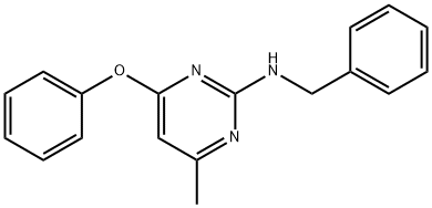 N-benzyl-4-methyl-6-phenoxypyrimidin-2-amine picture