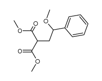 1,1-bis(methoxycarbonyl)-3-methoxy-3-phenylpropane Structure