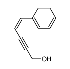 (Z)-5-phenyl-4-penten-2-yn-1-ol结构式