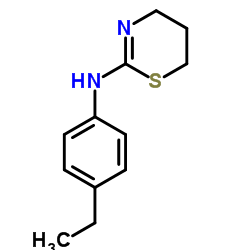 (5,6-DIHYDRO-4H-[1,3]THIAZIN-2-YL)-(4-ETHYL-PHENYL)-AMINE Structure