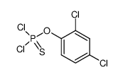 dichlorothiophosphoric acid O-(2,4-dichloro-phenyl ester)结构式