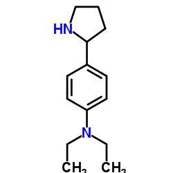 N,N-Diethyl-4-(2-pyrrolidinyl)aniline structure