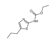 Carbamic acid,(5-propyl-2-thiazolyl)-,ethyl ester (9CI) Structure