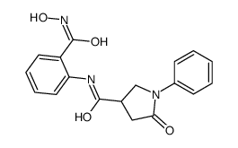N-[2-(hydroxycarbamoyl)phenyl]-5-oxo-1-phenylpyrrolidine-3-carboxamide Structure