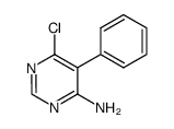 6-chloro-5-phenyl-pyrimidin-4-ylamine结构式