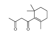 trimethyl-1-cyclohexenyl butane-1,3-dione结构式