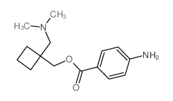 Cyclobutanemethanol,1-[(dimethylamino)methyl]-, 1-(4-aminobenzoate)结构式