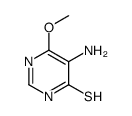 5-amino-6-methoxy-1H-pyrimidine-4-thione Structure