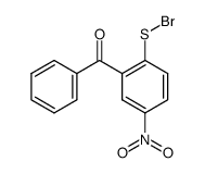 2-benzoyl-4-nitro-benzenesulfenyl bromide结构式