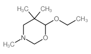 Ethyl 3,5,5-trimethyl-1,3-oxazinan-6-yl ether结构式