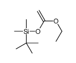 tert-butyl-(1-ethoxyethenoxy)-dimethylsilane Structure