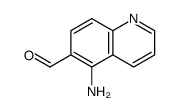 5-aminoquinoline-6-carbaldehyde结构式