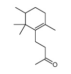 4-(2,5,6,6-tetramethylcyclohexen-1-yl)butan-2-one结构式