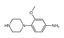 1-(4-amino-2-methoxyphenyl)piperazine结构式