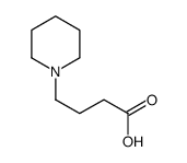 4-(1-Piperidinyl)butanoic acid Structure