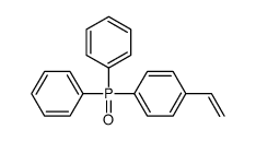 1-diphenylphosphoryl-4-ethenylbenzene Structure