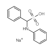 .alpha.-Toluenesulfonic acid, .alpha.-anilino-, sodium salt Structure