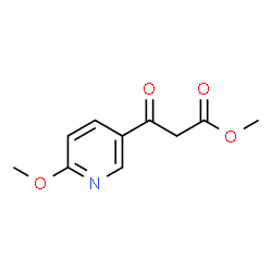 6-METHOXY-BETA-OXO-3-PYRIDINEPROPANOIC ACID METHYL ESTER结构式