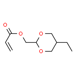 2-Propenoicacid,(5-ethyl-1,3-dioxan-2-yl)methylester(9CI) structure